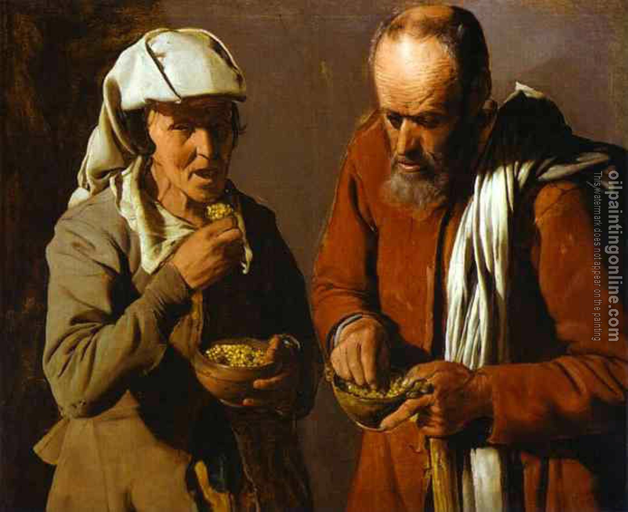 Georges de La Tour - The Porridge Eaters